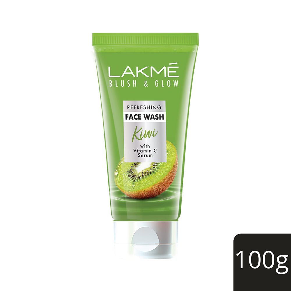 Lakmē Blush & Glow Kiwi Freshness Gel Face Wash with Kiwi Extracts, 100 g