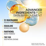 Lakmē Tinted Sunscreen with Niacinamide for Even Toned Skin, SPF 50 PA+++, In-Vivo tested,With New-Age UV Filters, Boosts Glow, Reduces Dullness & Dark Spots 100 ml