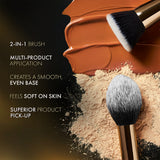 Lakmē Absolute Makeup Master Tools - Dual Ended Foundation & Powder Brush