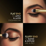 Lakmē Absolute Makeup Master Tools - Dual Ended Eyeshadow Brush