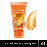 Lakmē Blush & Glow Orange Walnut Gentle Deep Clean Gel Scrub, 50g