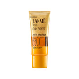 Lakmē Sunscreen For Bright Skin, SPF 50 PA++++, Water Light, Niacinamide, In Vivo Tested,With New-Age UV Filters, Boosts Glow, Reduces Dullness & Dark Spots  50 ml