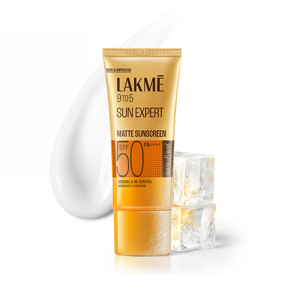 Lakmē Sunscreen For Bright Skin, SPF 50 PA++++, Water Light, Niacinamide, In Vivo Tested,With New-Age UV Filters, Boosts Glow, Reduces Dullness & Dark Spots  50 ml