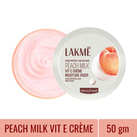 Lakmē Peach Ceramide Moisturizer with Hyaluronic, For Dry Skin, Normal Skin & Sensitive Skin 50g