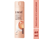 Lakmē Peach Ceramide Moisturizer with Hyaluronic,For Dry Skin, Normal Skin & Sensitive Skin 60ml