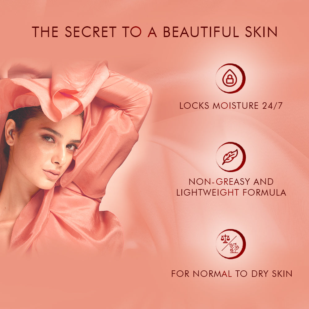 Lakmē Peach Ceramide Moisturizer with Hyaluronic,For Dry Skin, Normal Skin & Sensitive Skin 60ml