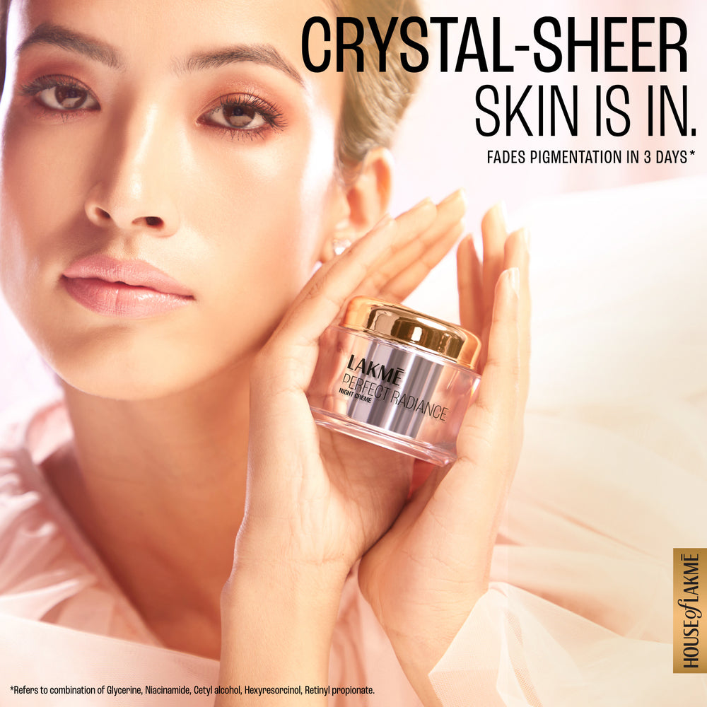 Lakmē Perfect Radiance Night Cream 50g with Niacinamide
