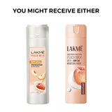 Lakmē Peach Ceramide Moisturizer with SPF 24| For Dry Skin, Normal Skin & Sensitive Skin 60ml