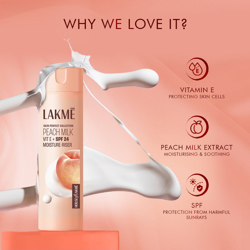 Lakmē Peach Milk Moisturizer Body Lotion