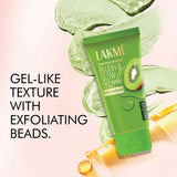 Lakmē Blush & Glow Refreshing Kiwi Facewash, with Vitamin C Serum, 50gm