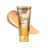 Lakmē Sun Expert Tinted Sunscreen SPF 50 PA +++ Broad spectrum  UVA/B protection Blue light protection No White Cast for all dry, oily, normal skin Matte Finish 100 ml