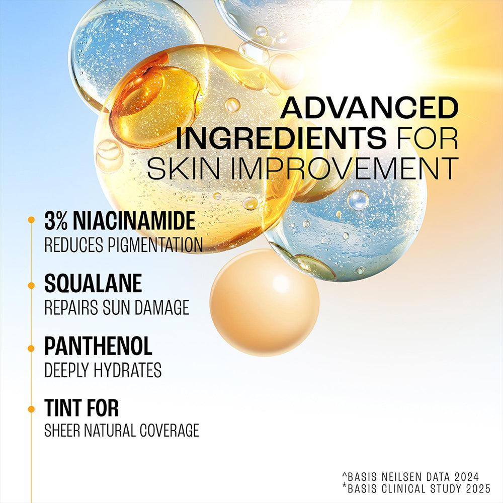 Lakmē Tinted Sunscreen with Niacinamide for Even Toned Skin, SPF 50 PA+++, In-Vivo tested,With New-Age UV Filters, Boosts Glow, Reduces Dullness & Dark Spots 100 ml