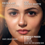 Lakmē Tinted Sunscreen with Niacinamide for Even Toned Skin, SPF 50 PA+++, In-Vivo tested,With New-Age UV Filters, Boosts Glow, Reduces Dullness & Dark Spots  50 ml