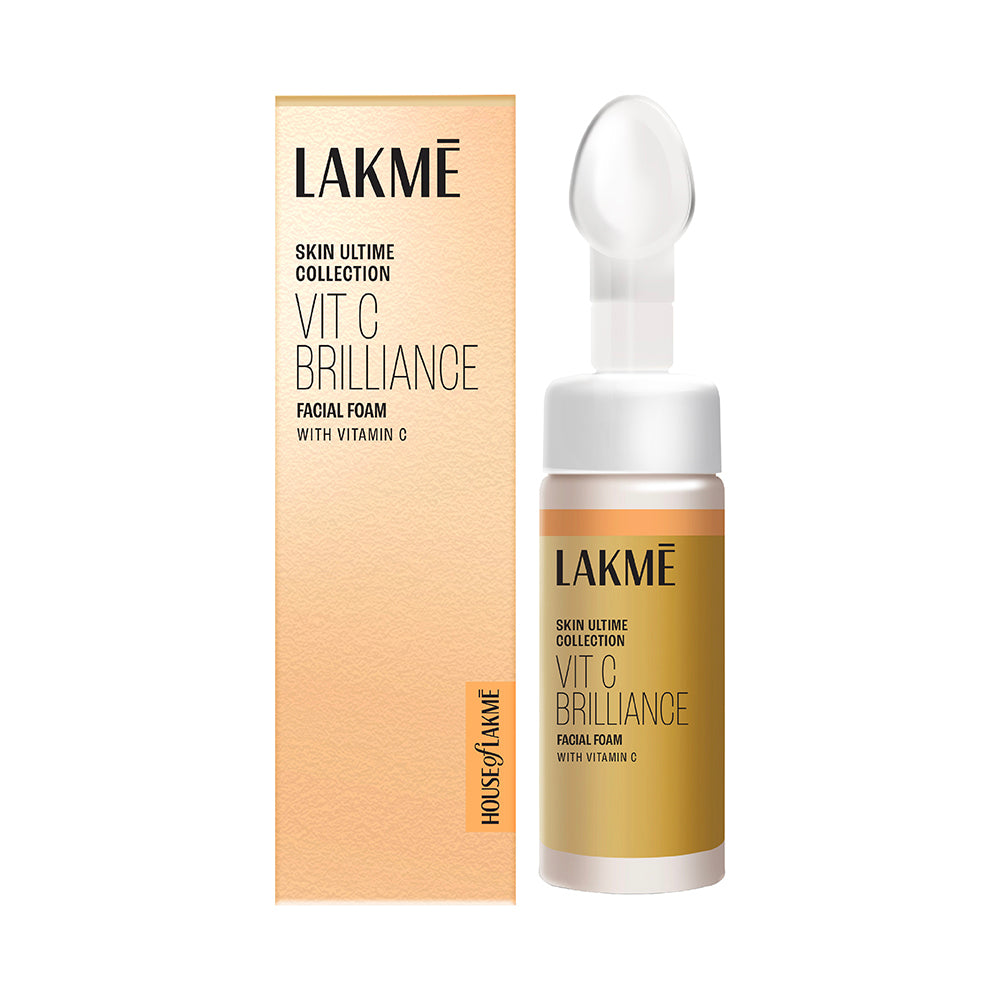 Lakmē Vitamin C Brilliance Facial Foam Vitamin C Foaming Facewash for brighter skin 150ML