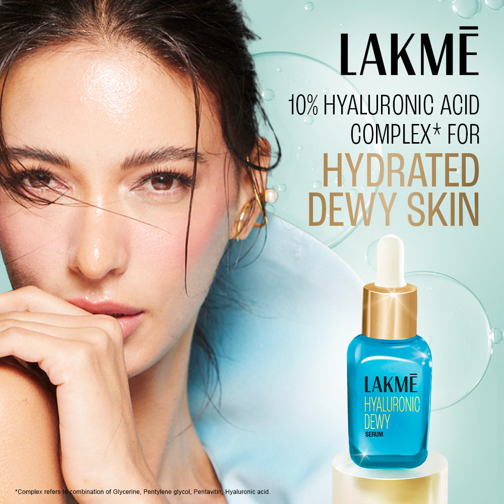 Lakme Hyaluronic Dewy Serum with 10% Hyaluronic Acid & Pentavitin Complex 15ML