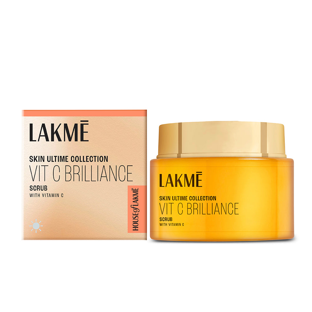Lakmē Vitamin C Brilliance Scrub Vitamin C Exfoliation for brighter skin 50g face scrub