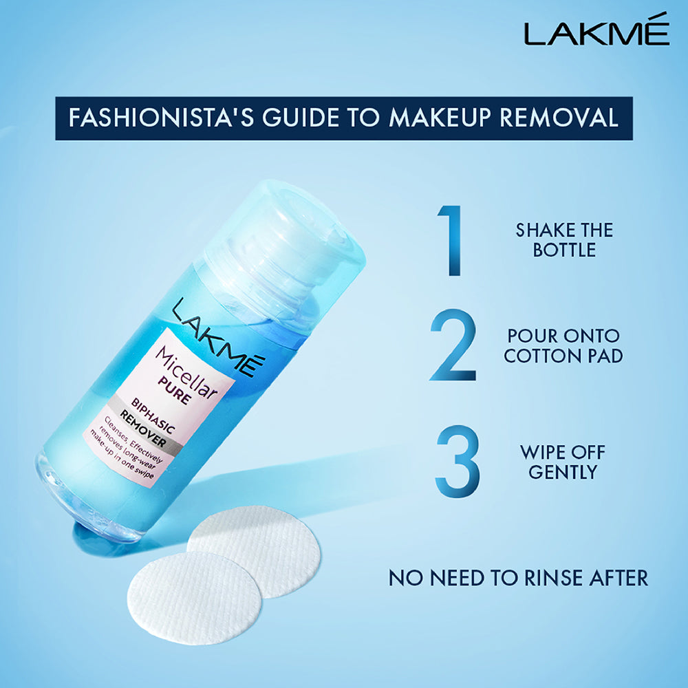 Lakmē Bi-Phasic Remover for Makeup Removal 100 ml