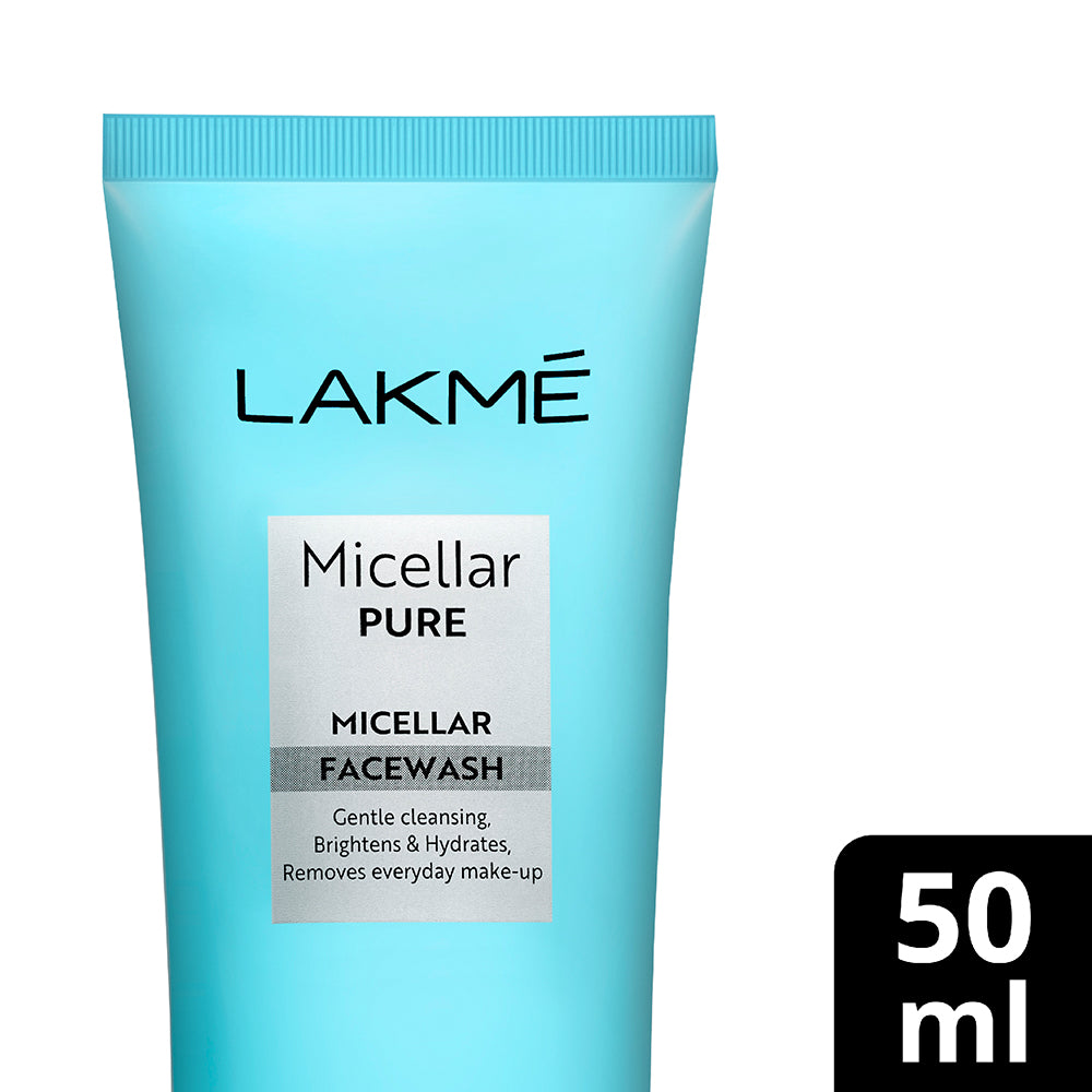 Lakmé Micellar Pure Facewash for Deep Pore Cleanse 50ml