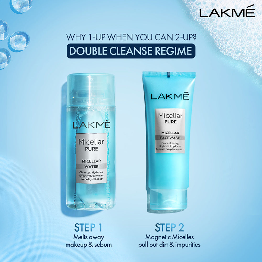 Lakmē Micellar Pure Facewash for Deep Pore Cleanse 50ml