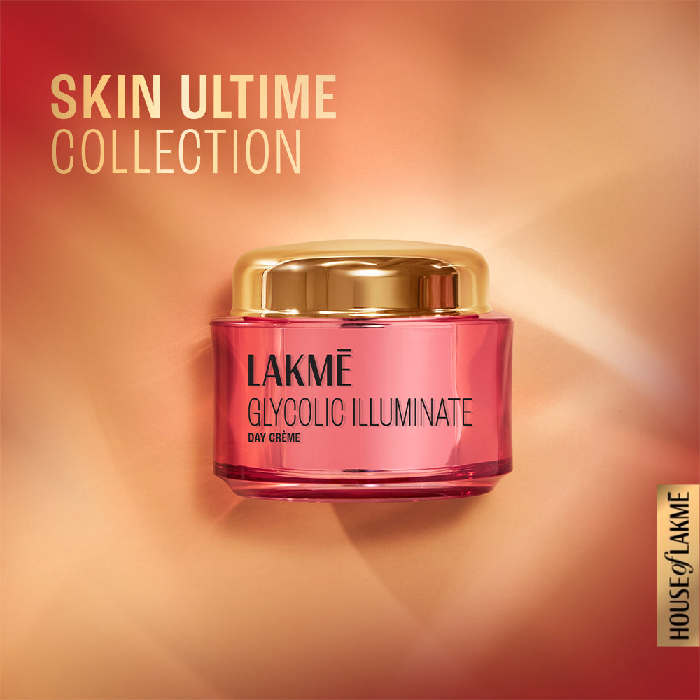 Lakmē Glycolic Illuminate Day Cream with Glycolic Acid for Radiant & Even Tone Skin