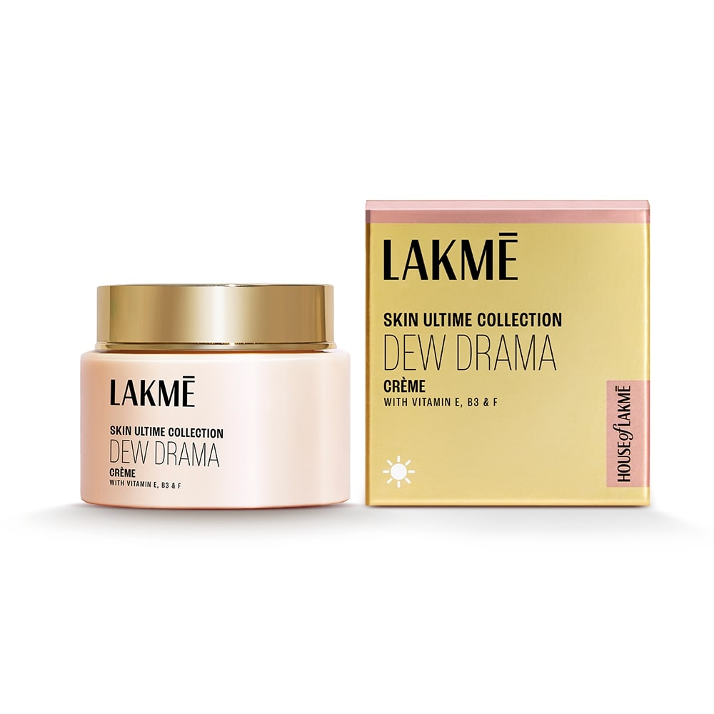 Lakmē Dew Drama Gel Creme, Pro-Ceramides, Vit E + Vit B3 + Vit F 50G