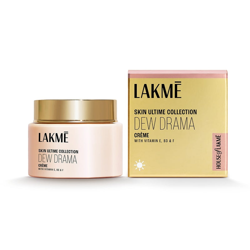 Lakmē Dew Drama Gel Creme, Pro-Ceramides, Vit E + Vit B3 + Vit F 50G