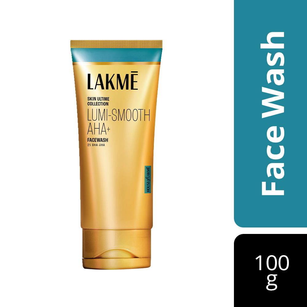 Lakmē Lumi-Smooth AHA+ Facewash with 2% Salicylic Acid-Lactic Acid