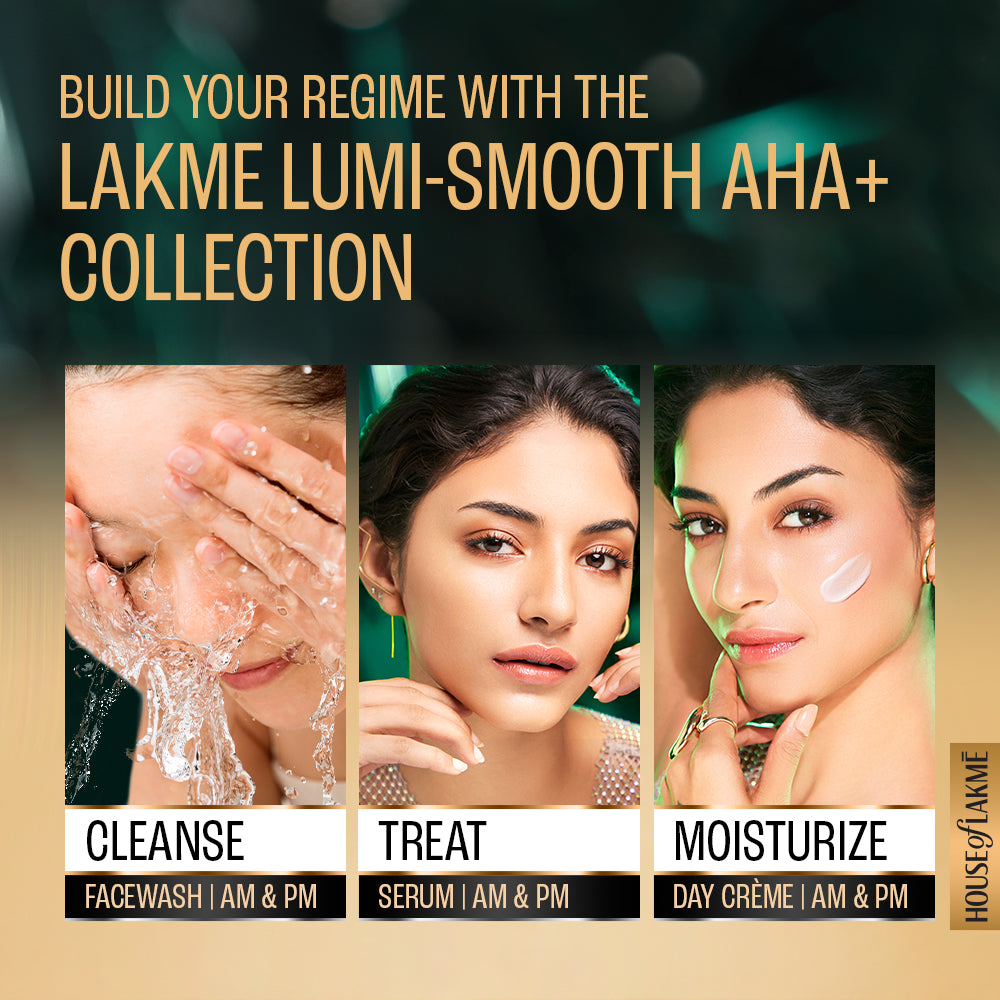 Lakmē Lumi-Smooth AHA+ Facewash with 2% Salicylic Acid-Lactic Acid