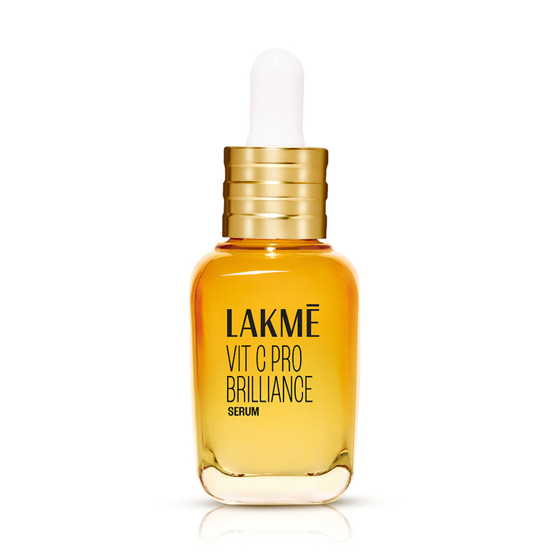 Lakmē Vit C Brillance Serum, 10% Vit C Complex, Glass Skin in 21 Days, Tighter Brighter Skin, 30ml