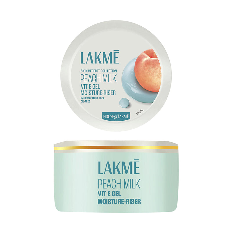 Lakmē Peach Milk Vit E Gel Moisturizer, Lightweight Gel to Hydrate Skin | With Vitamin E -200gm