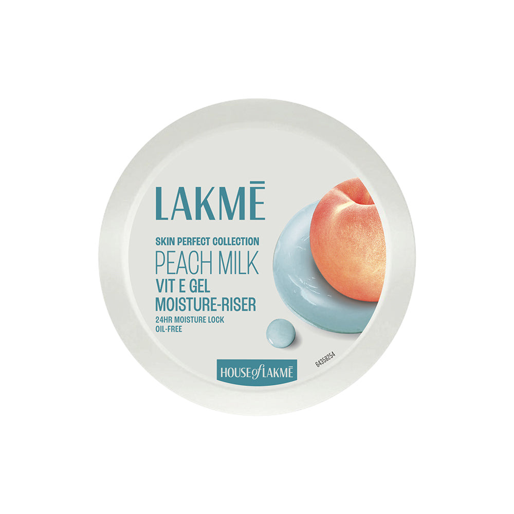 Lakmē Peach Milk Vit E Gel Moisturizer, Lightweight Gel to Hydrate Skin | With Vitamin E -200gm