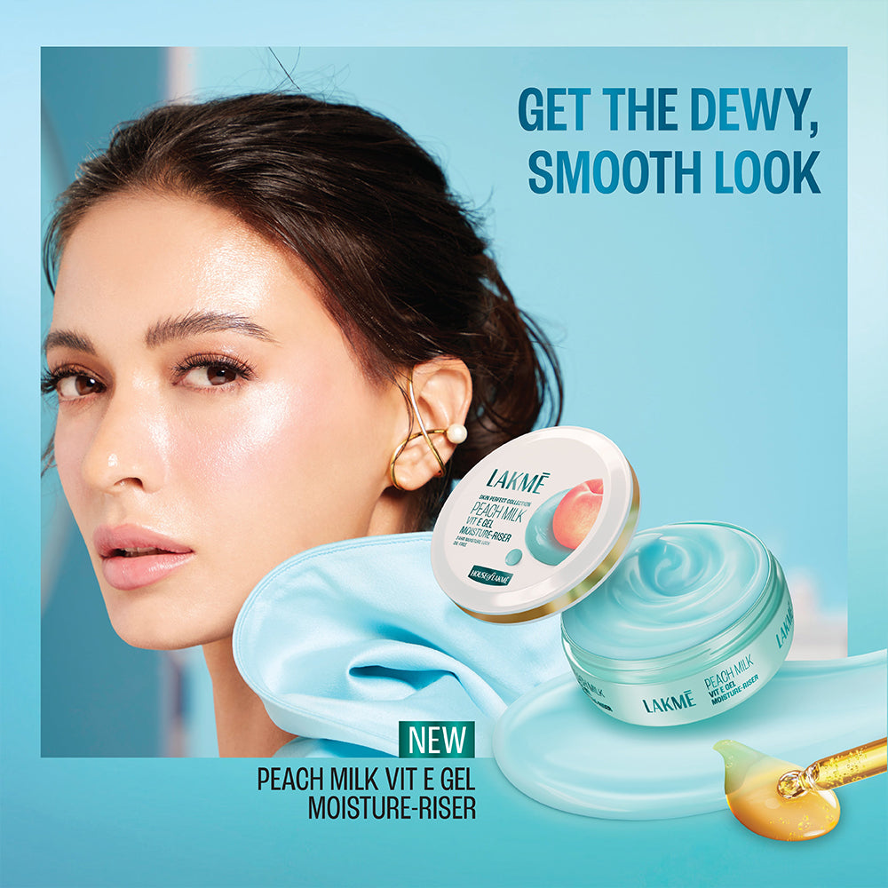 Lakmē Peach Milk Vit E Gel Moisturizer, Lightweight Gel to Hydrate Skin | With Vitamin E -200gm