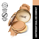 Lakmē  9to5 Unreal Dual Cover Pressed Powder