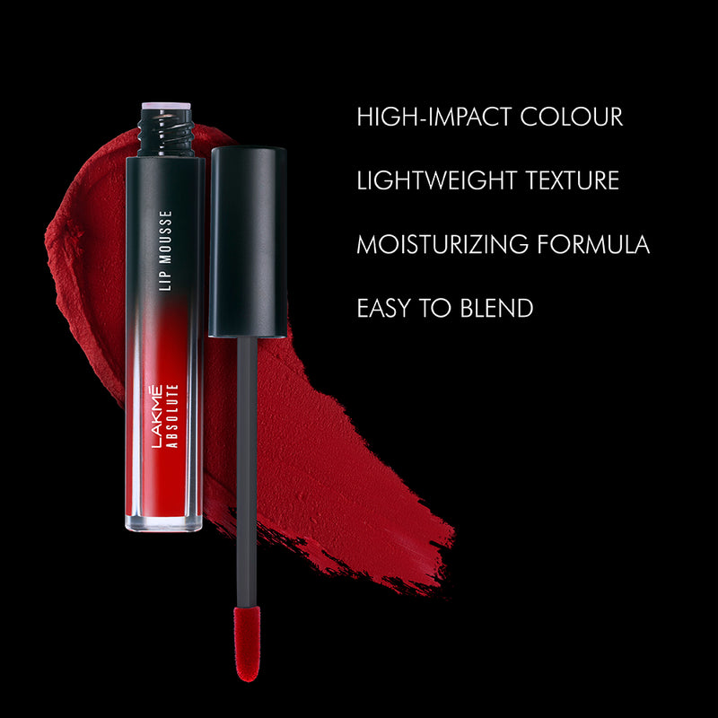 Lakmē Absolute Sheer Lip Mousse-102 Crimson Sky