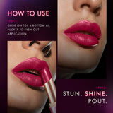 Lakmē 9 to 5 Primer + Shine Lipstick-SM1 Blush Mauve