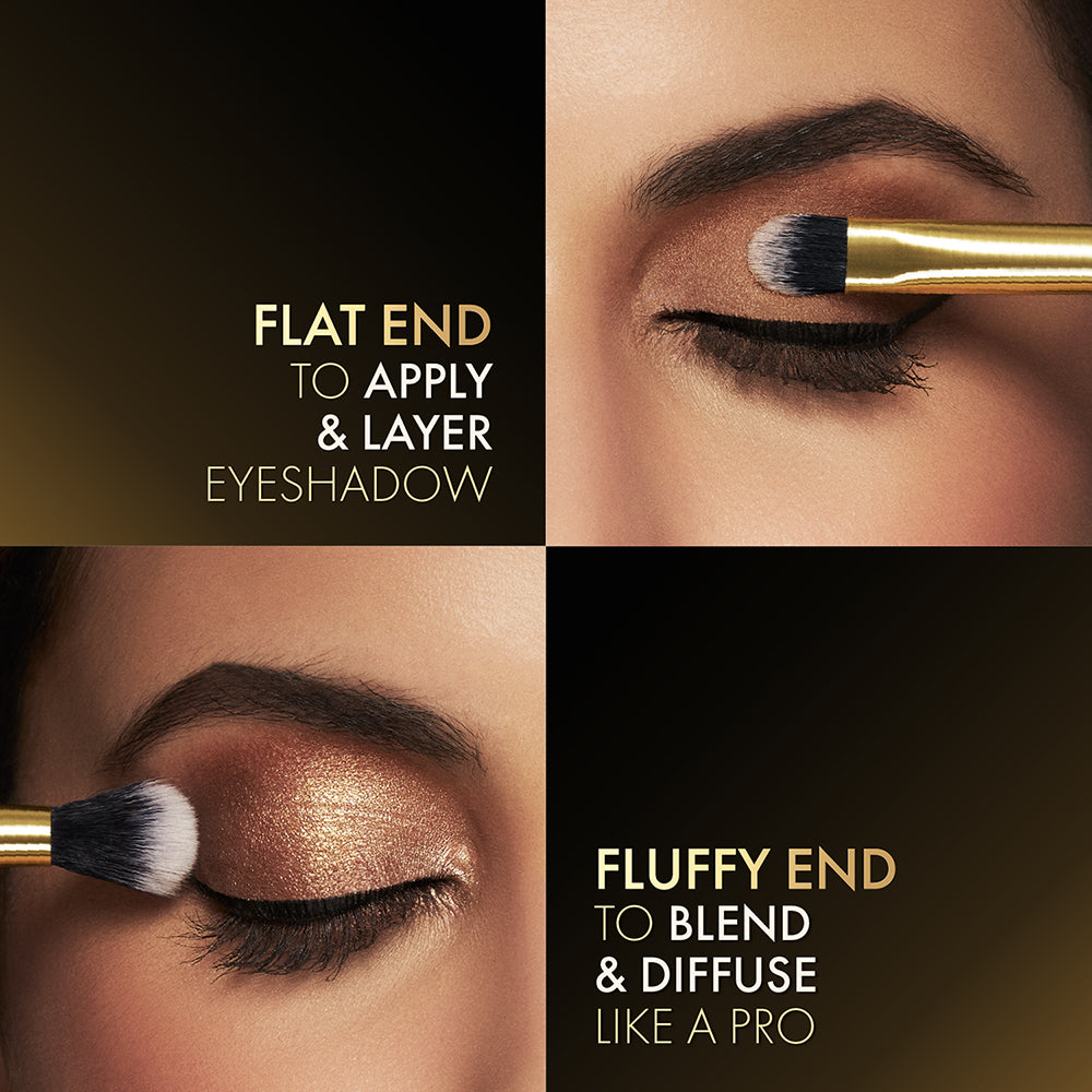 Lakmē Absolute Makeup Master Tools -  Dual Ended Eyeshadow Brush