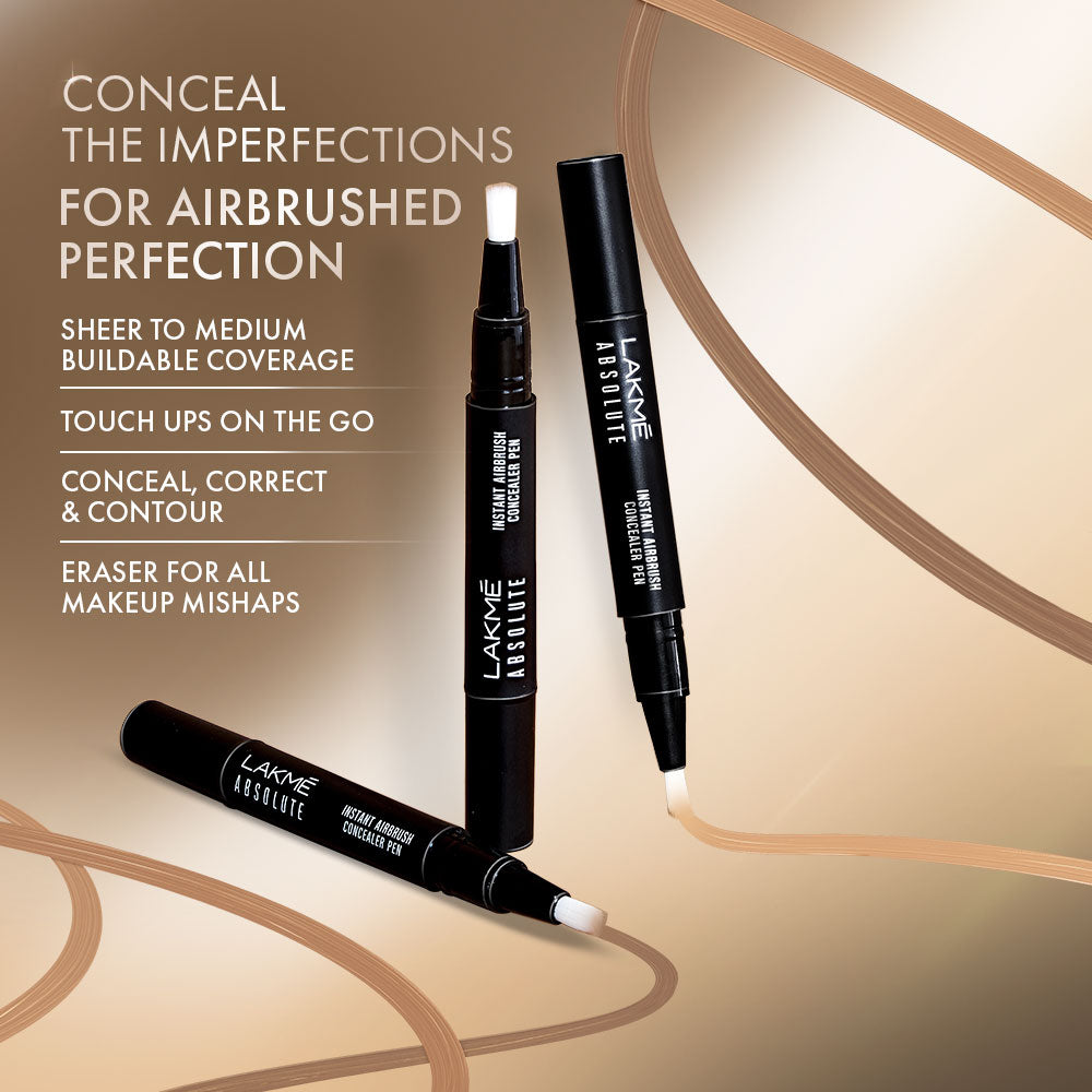 Lakmē Absolute Instant Airbrush Concealer Pen-Cinnamon