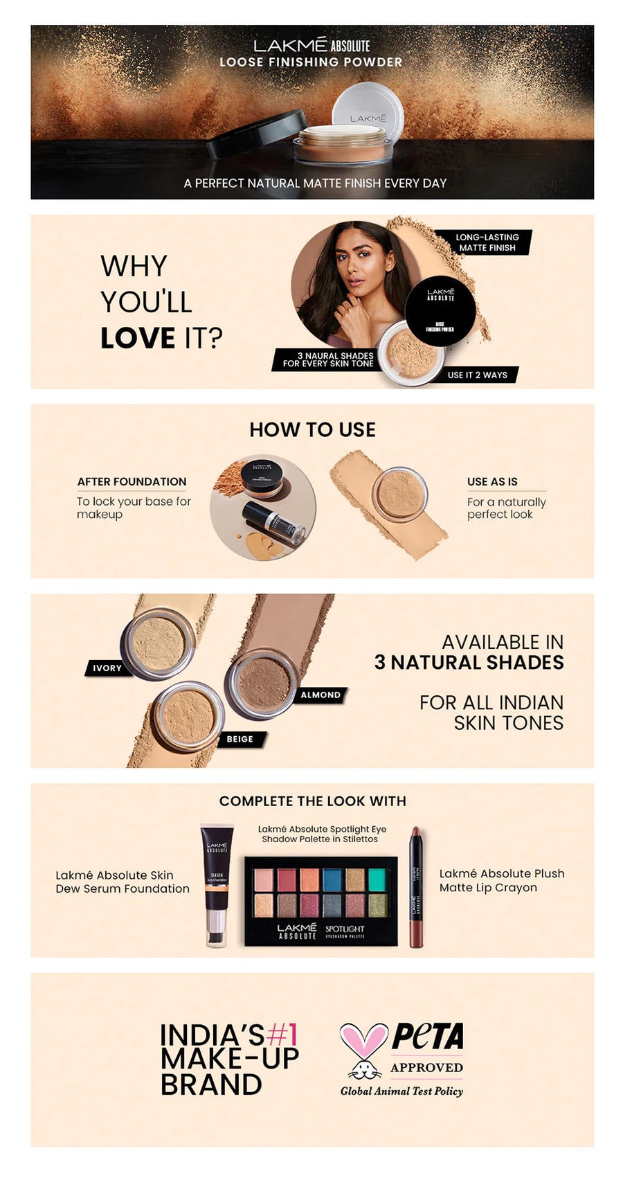 Lakme best sale loose powder