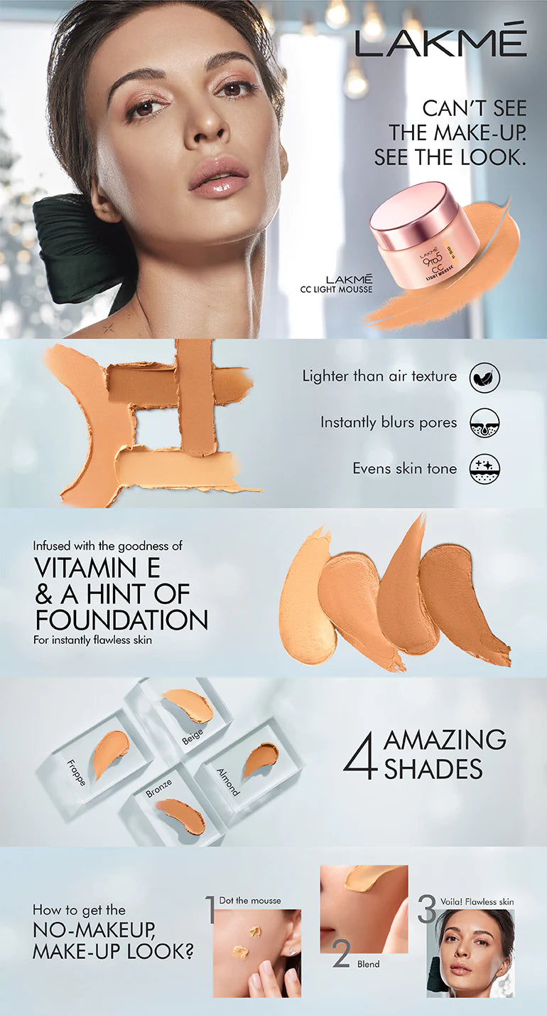 Lakm 9 to 5 CC Mousse Lakme