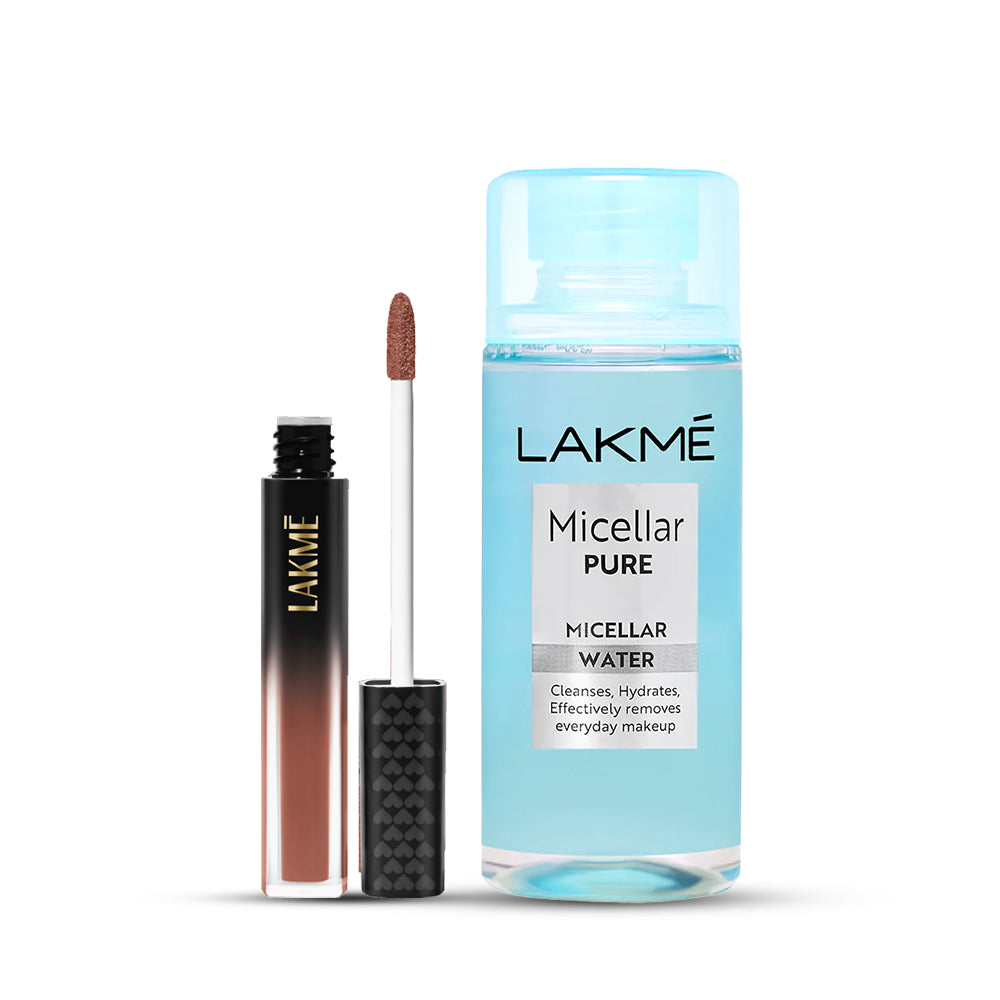 Lakmē Xtraordin-Airy Lip Mousse With Micellar Water