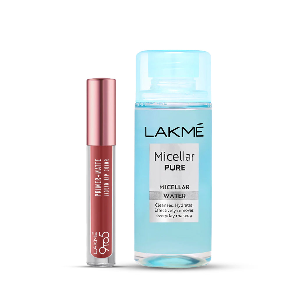 Lakmē 9to5 Liquid Lip Color With Micellar Water