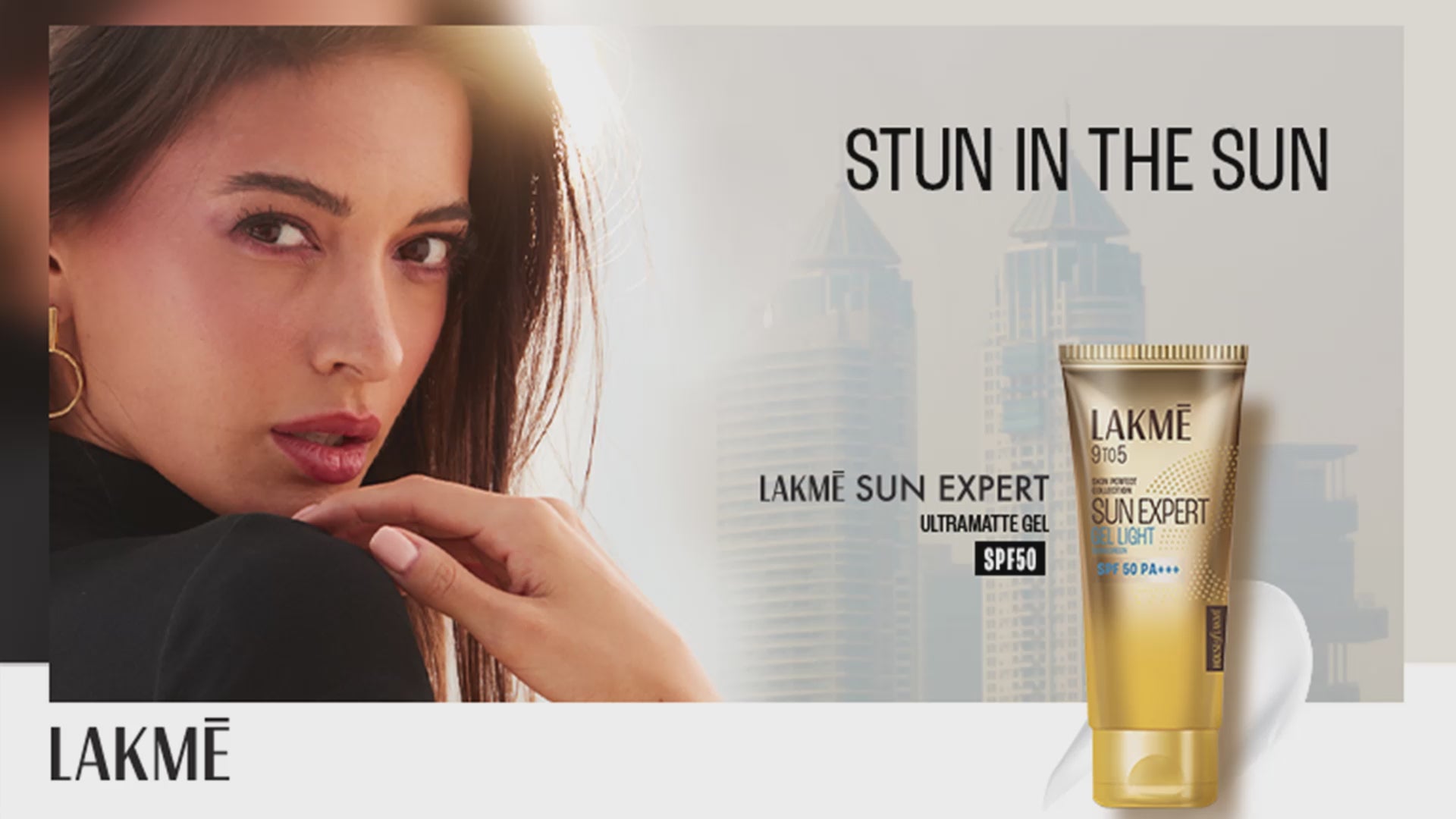 Lakmē Sunscreen Gel SPF 50 PA+++Niacinamide, Water-Light, For Normal to Oily Skin,No White Cast 50g