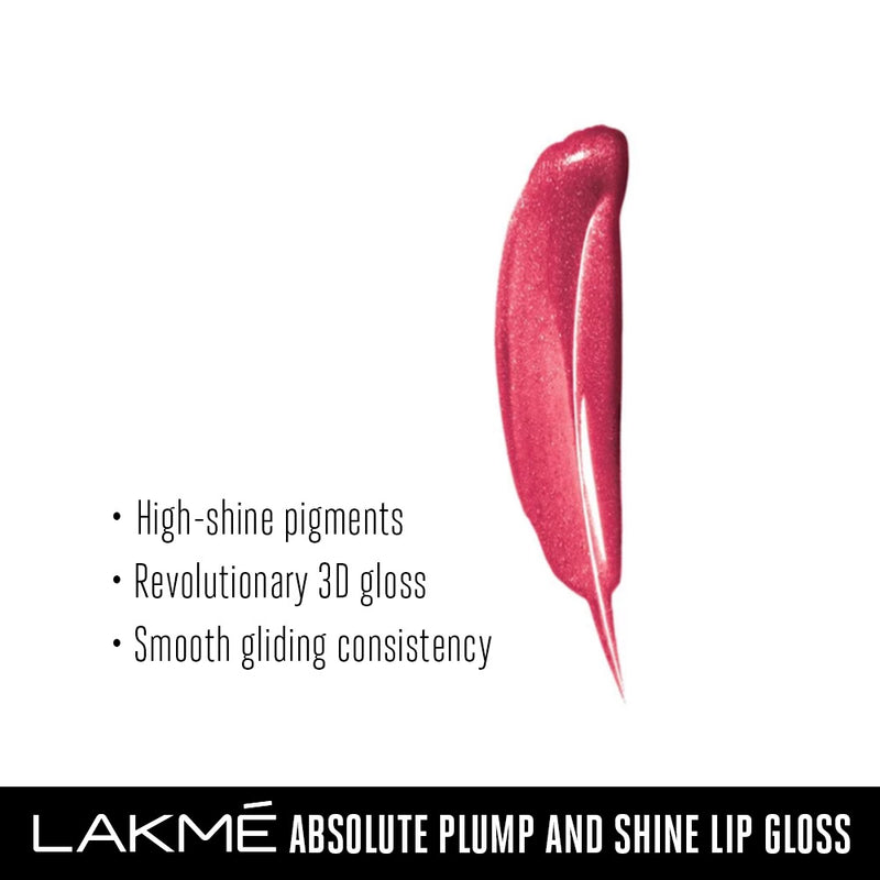 Lakmē Absolute Plump & Shine Lip Gloss-Red Shine
