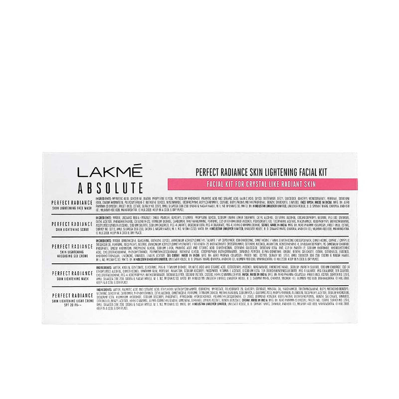 Lakmé Absolute Perfect Radiance Facial Kit 5 x 8 gm