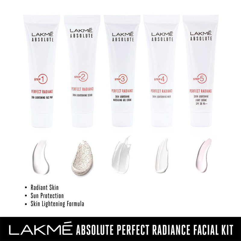 Lakmé Absolute Perfect Radiance Facial Kit 5 x 8 gm