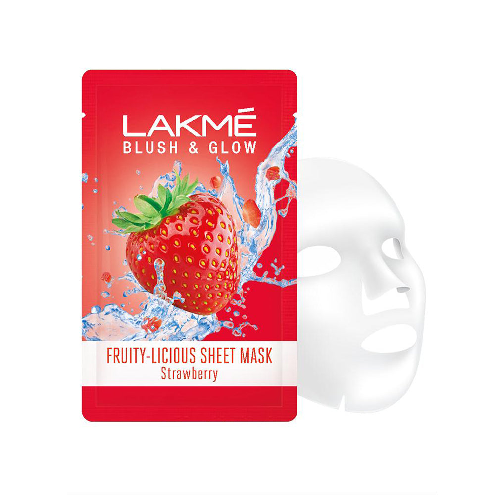 Lakmē Blush and Glow Strawberry Sheet Mask