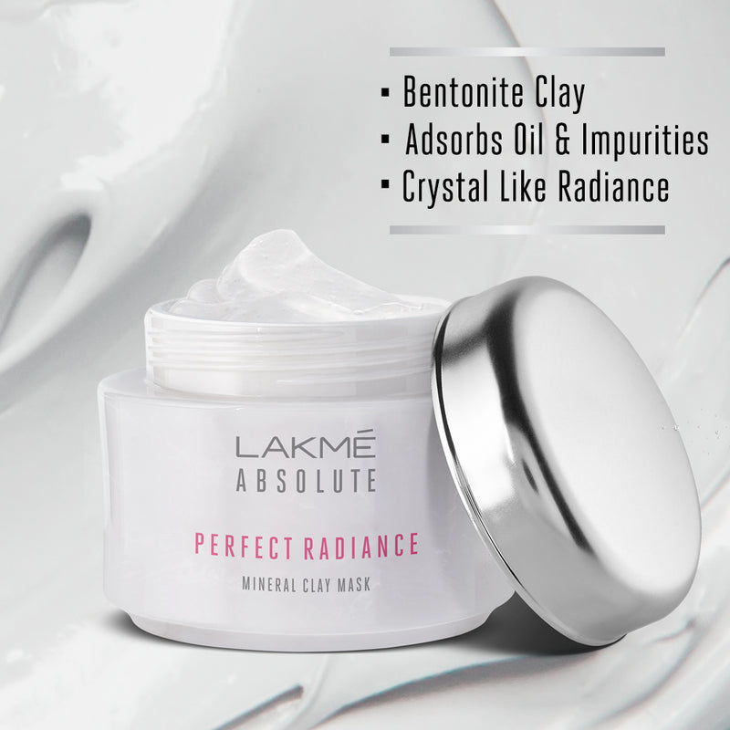 Lakmé Absolute Perfect Radiance Mineral Clay Mask, 50 g