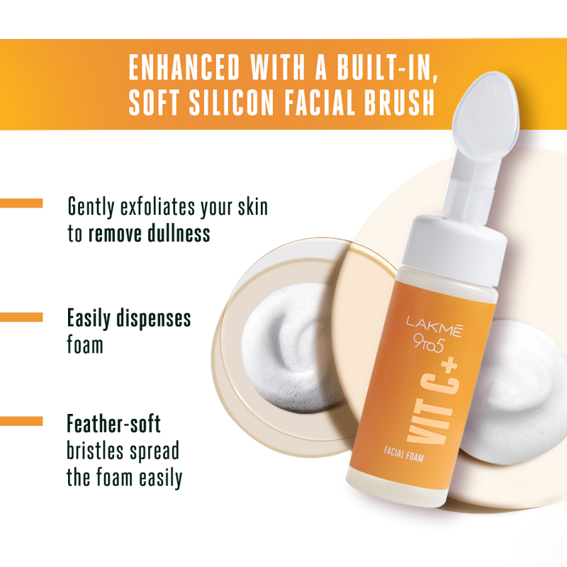 Lakmē 9to5 Vit C+ Facial Foam 150ml