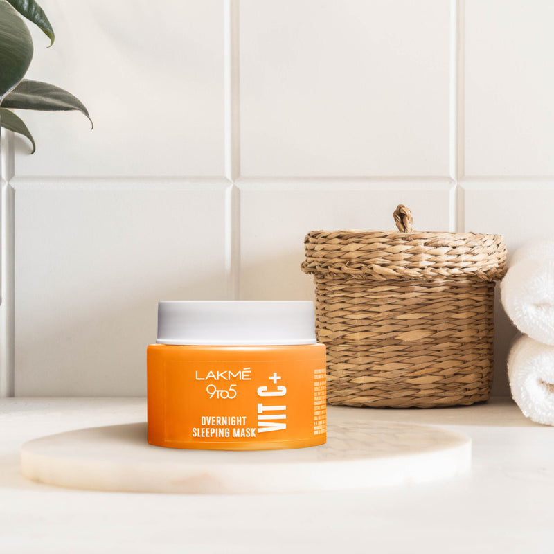Lakmé 9 to 5 Vitamin C+ Overnight Sleeping Mask 50g
