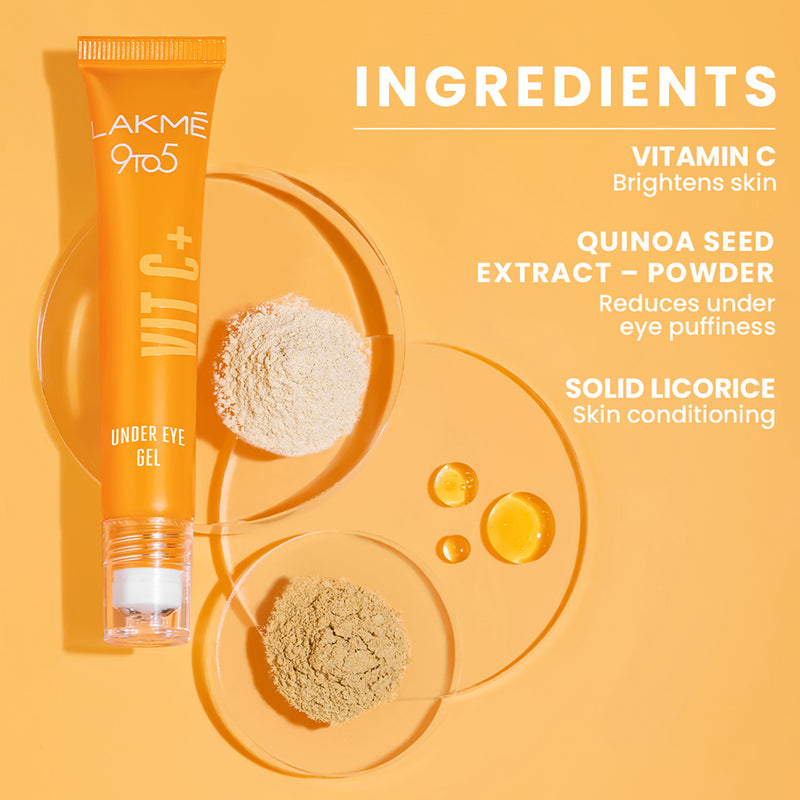 Lakme 9 to 5 Vit C+ Under eye gel 15g